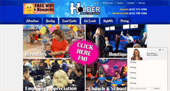 Desktop Screenshot of holderfamilyfun.com